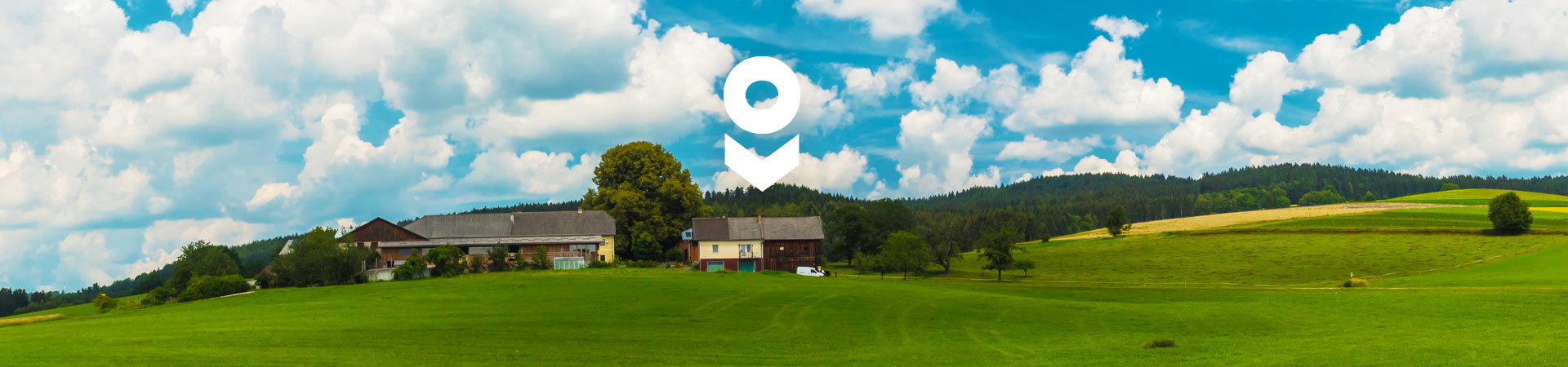 House receiving satellite broadband in Austria
