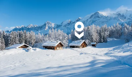 House in the countryside receiving internet via satellite