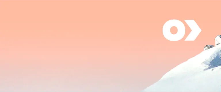 Building on mountain receiving satellite internet